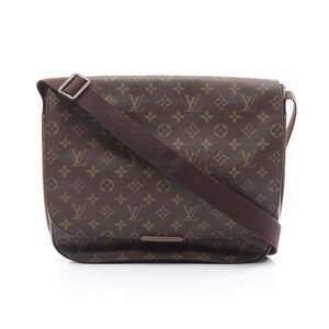 LOUIS VUITTON Brown Monogram Coated Canvas Shoulder Bag